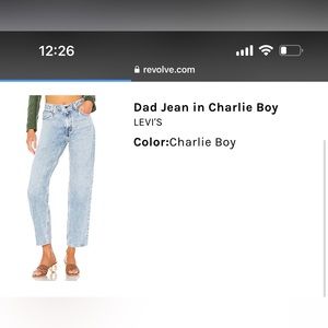 Revolve Levi Dad Jean